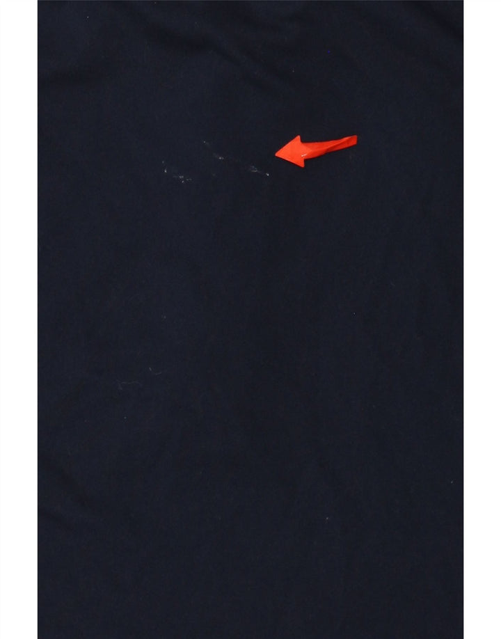 Camisa polo masculina Adidas Climacool pequena azul marinho poliéster