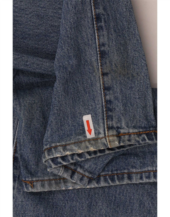 Levi's Masculino 501 Straight Jeans W38 L34 Azul Algodão Clássico