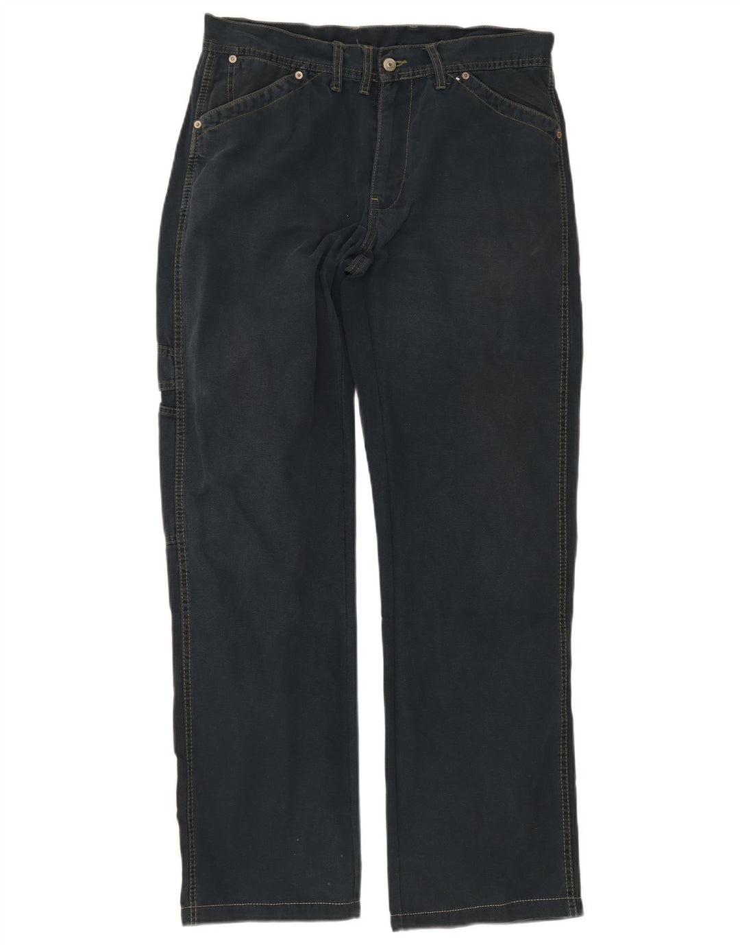 Jeans retos masculinos Woolrich W32 L32 algodão azul marinho