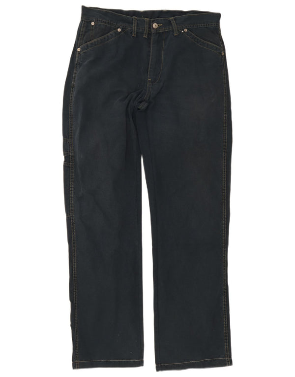 Jeans retos masculinos Woolrich W32 L32 algodão azul marinho