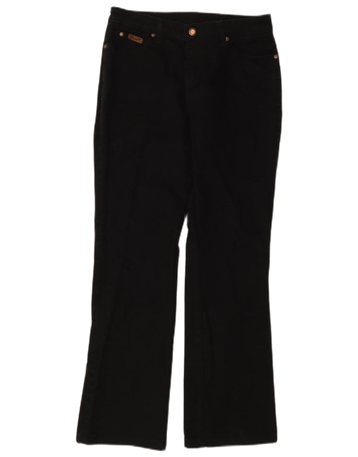 Wrangler feminino bootcut jeans W30 L30 algodão preto