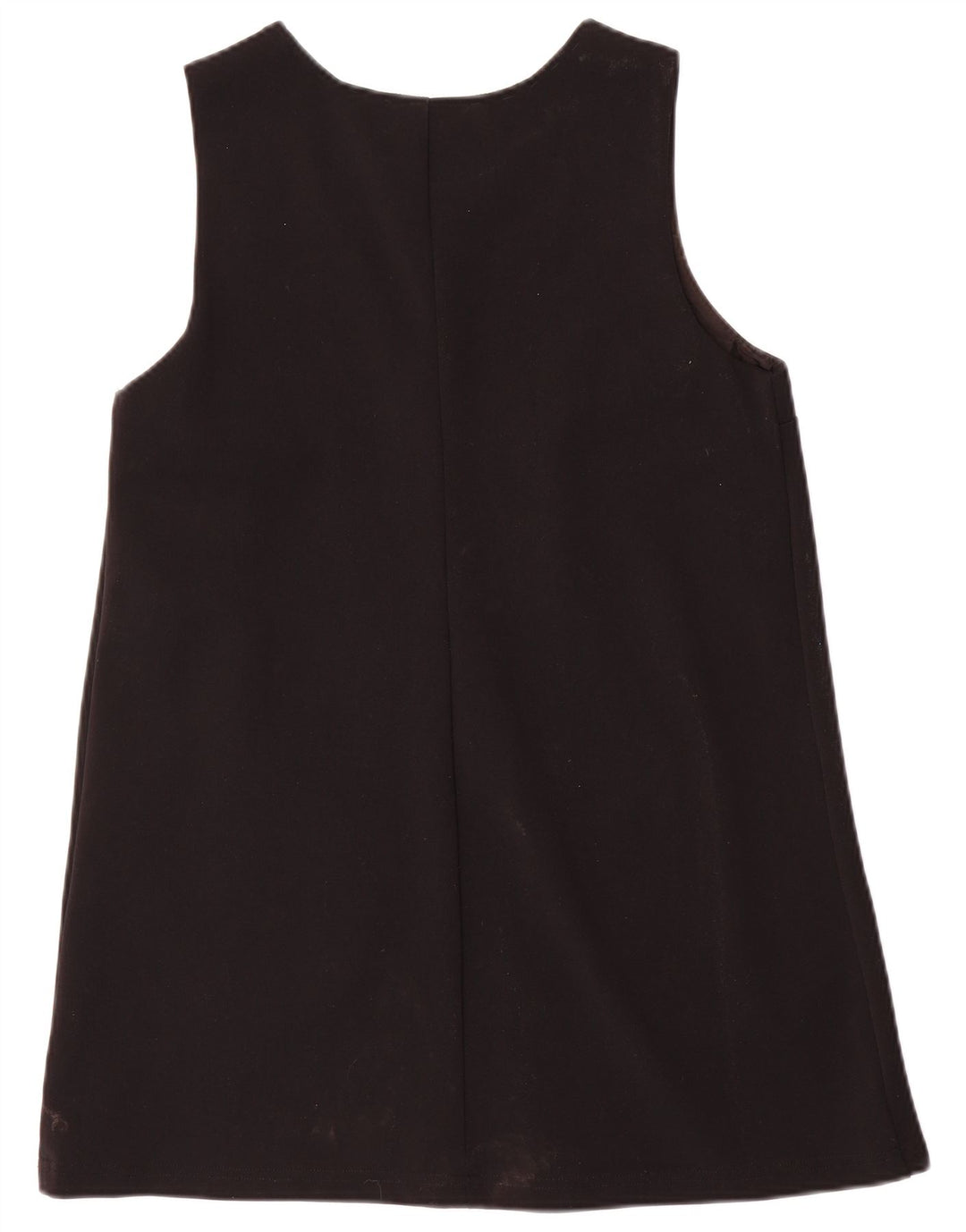Promod Vestido feminino sem mangas Shift UK 12 médio preto poliamida
