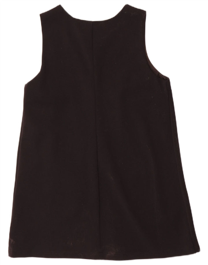 Promod Vestido feminino sem mangas Shift UK 12 médio preto poliamida