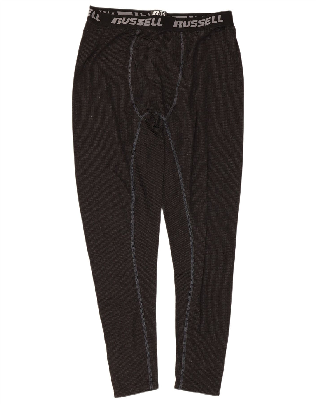 Russell Athletic Mens Graphic Leggings Grande Poliéster Preto