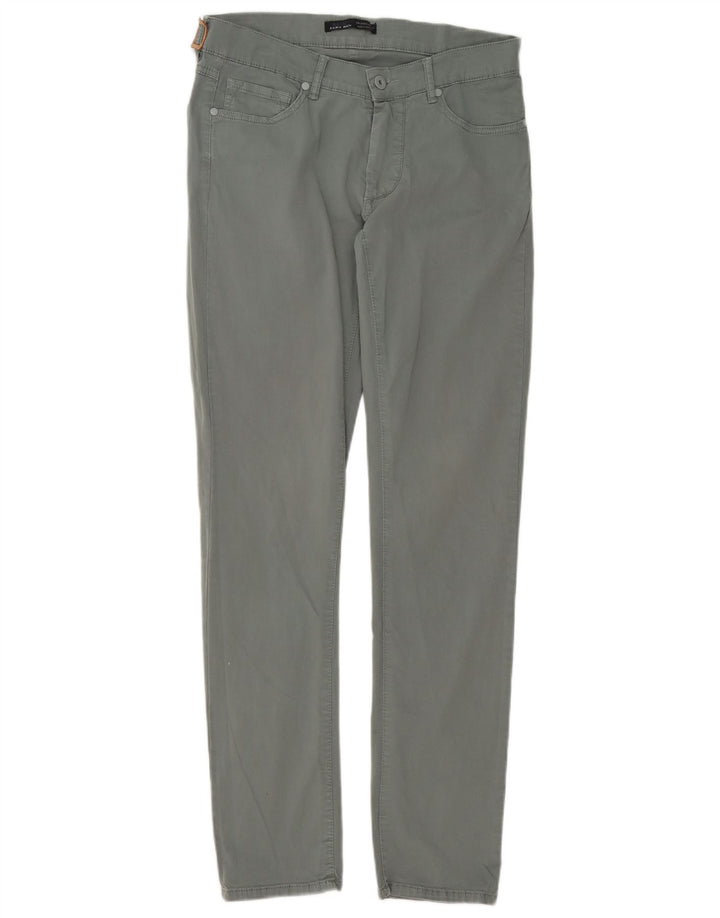 ZARA Mens Slim Jeans EU 40 Médio W31 L31 Cinza Algodão