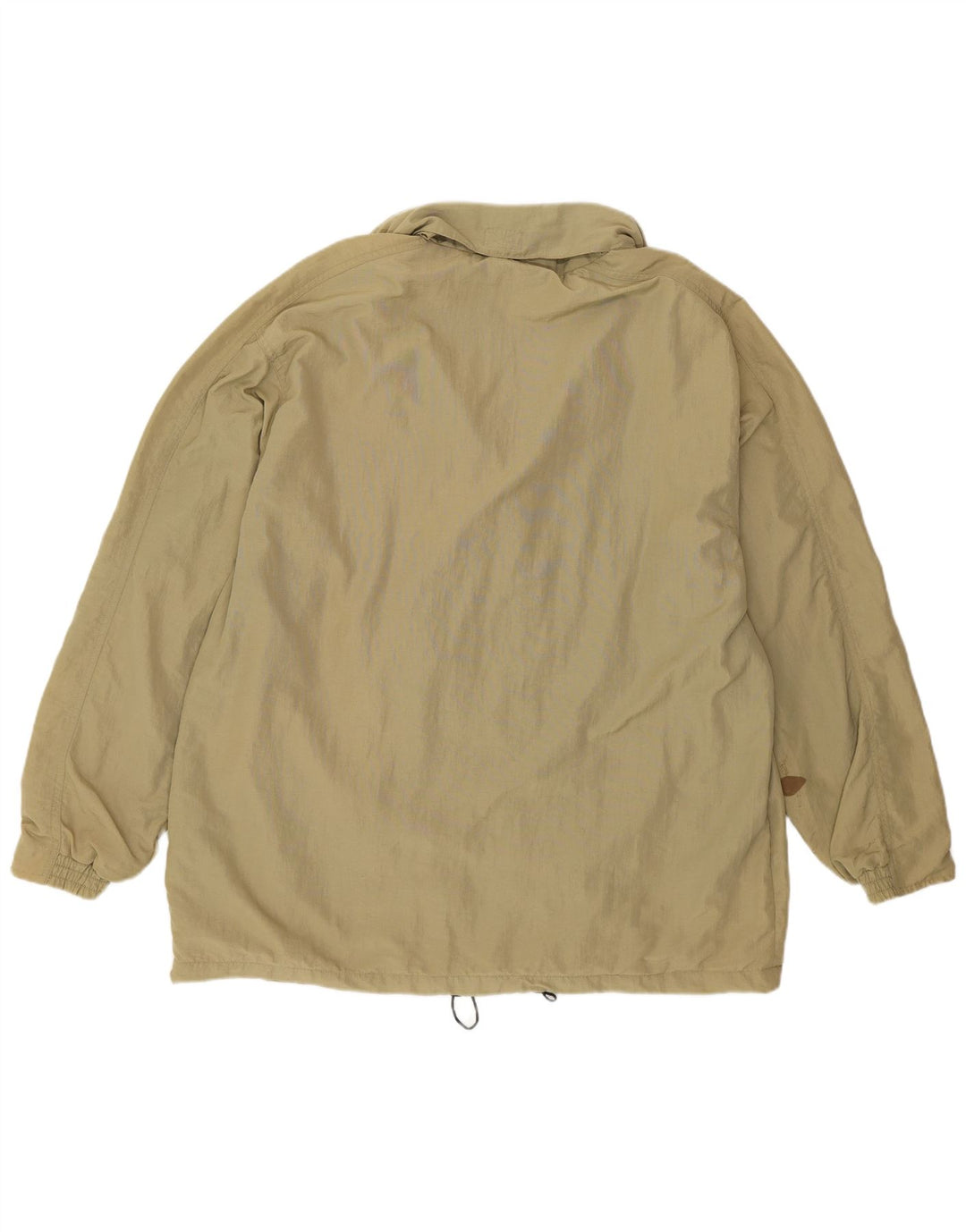Jaqueta de chuva masculina Diadora com capuz UK 38 médio cáqui poliamida