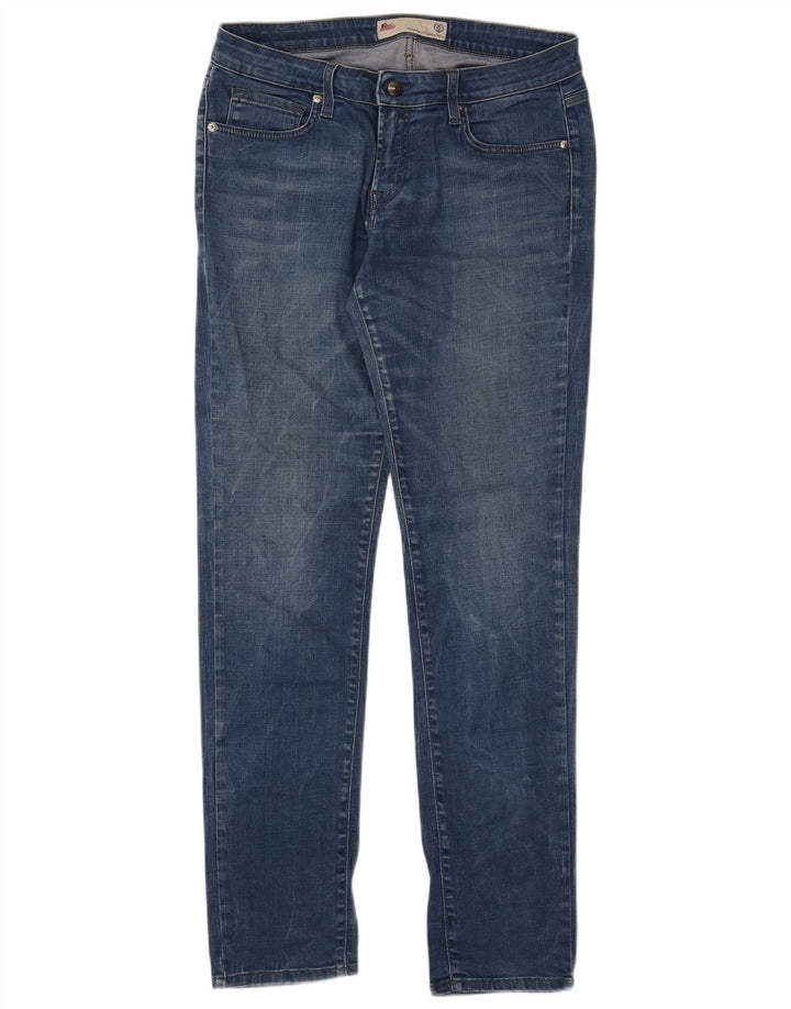 Calça jeans feminina Roy Rogers IT 47 grande W33 L32 azul algodão