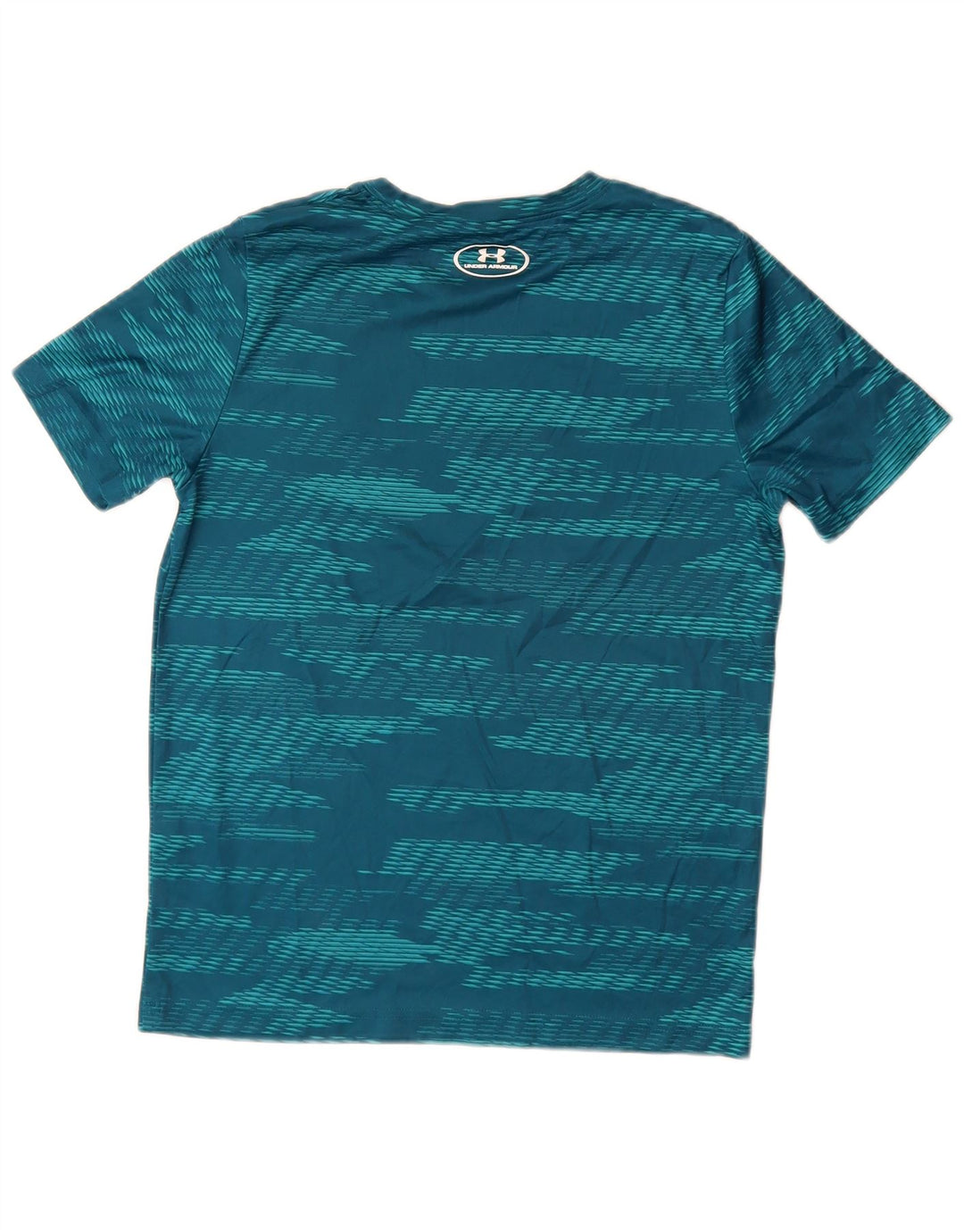 Camiseta gráfica UNDER ARMOUR Boys Heat Gear 11-12 anos grande azul