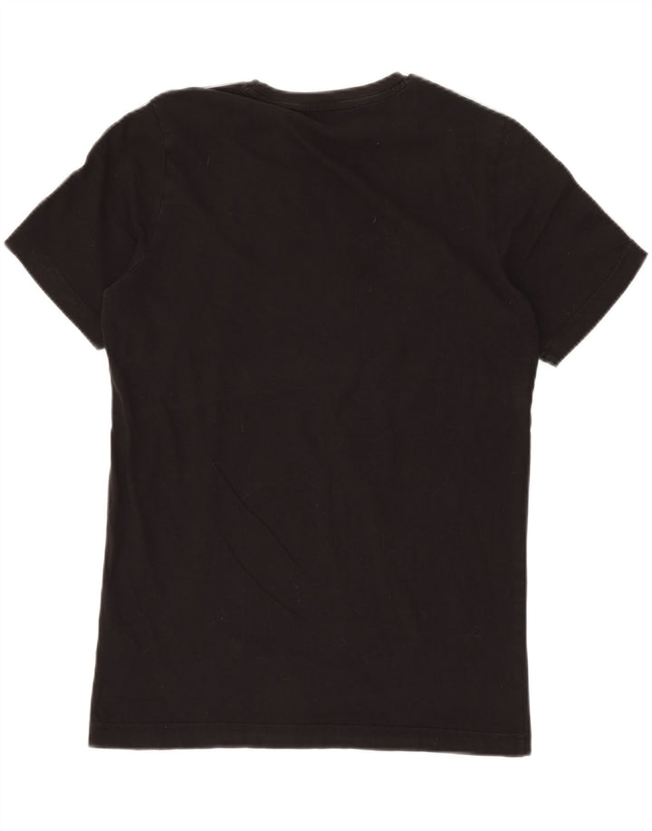Camiseta masculina PUMA Graphic Top médio algodão preto