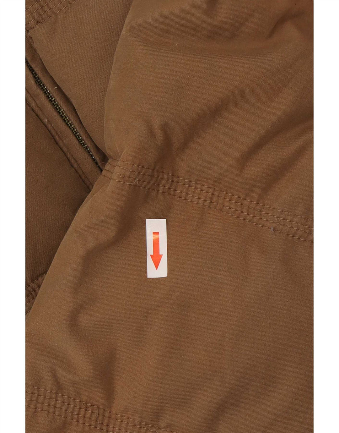 Jaqueta acolchoada feminina Timberland UK 12 algodão marrom médio