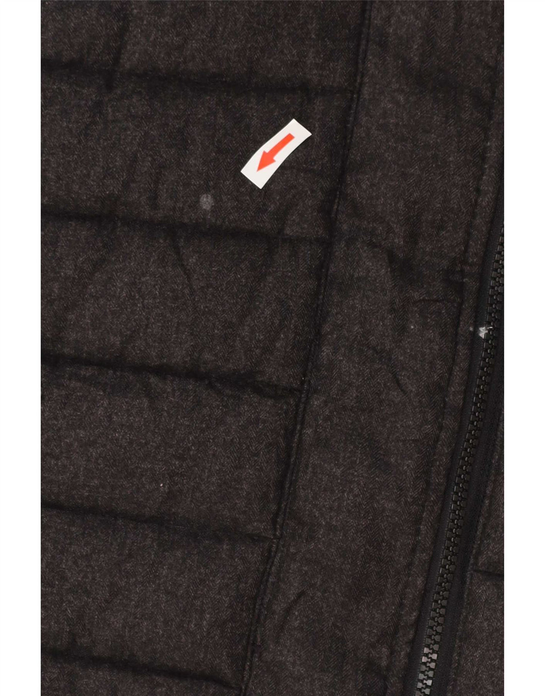 Jaqueta acolchoada com capuz masculina Superdry UK 42 XL poliéster cinza
