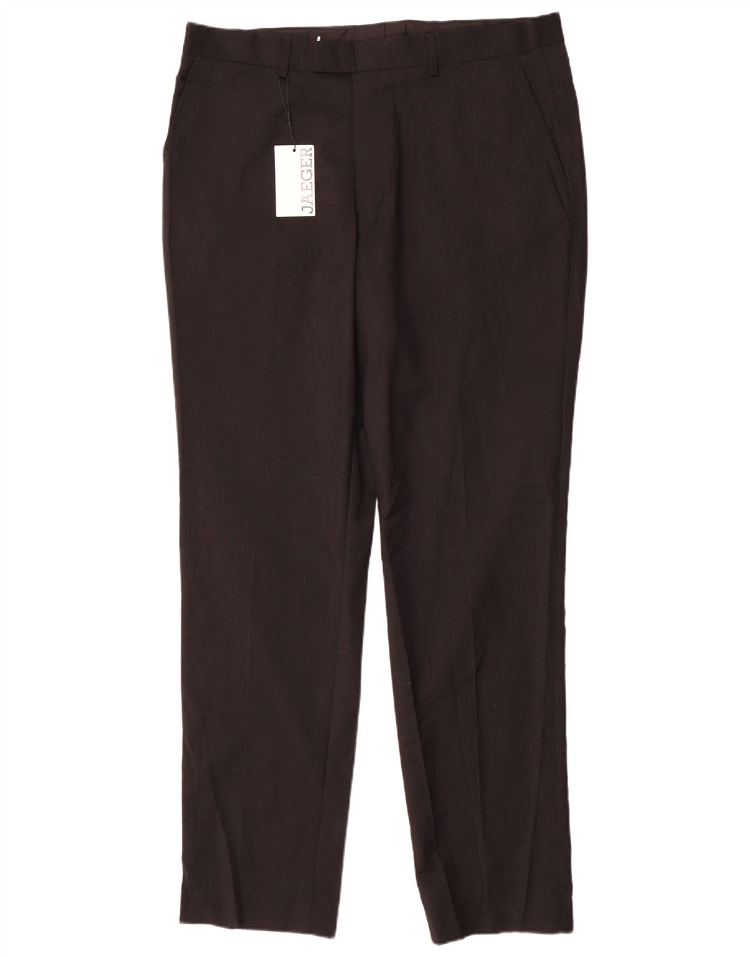 Calça Jaeger Masculina Slim Casual W38 L33 Lã Preta