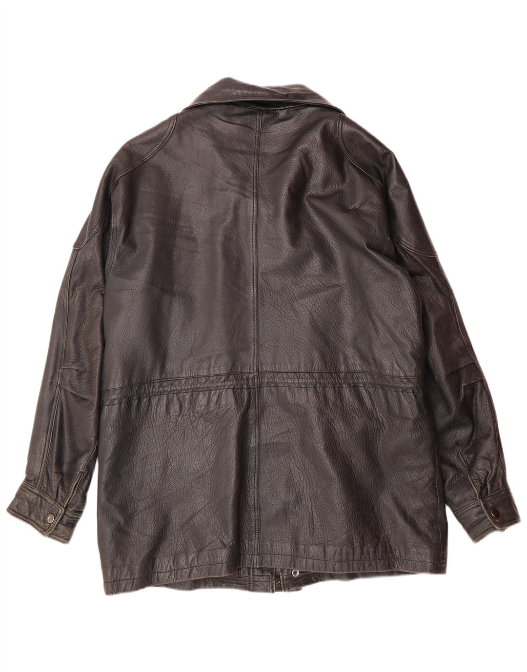 Jaqueta de couro masculina VINTAGE UK 40 grande couro preto