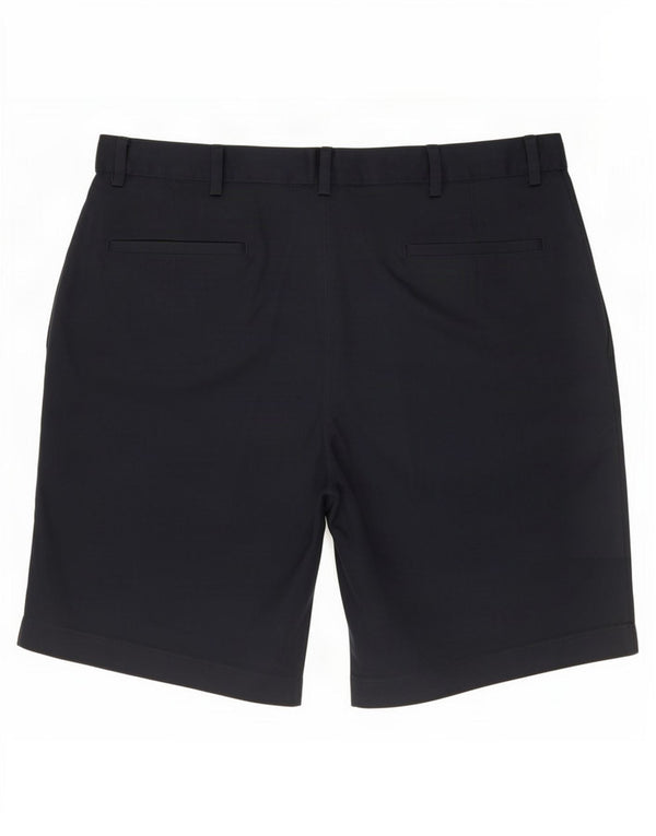 Brooks Brothers Mens Chino Shorts XL W38 Algodão Azul Marinho