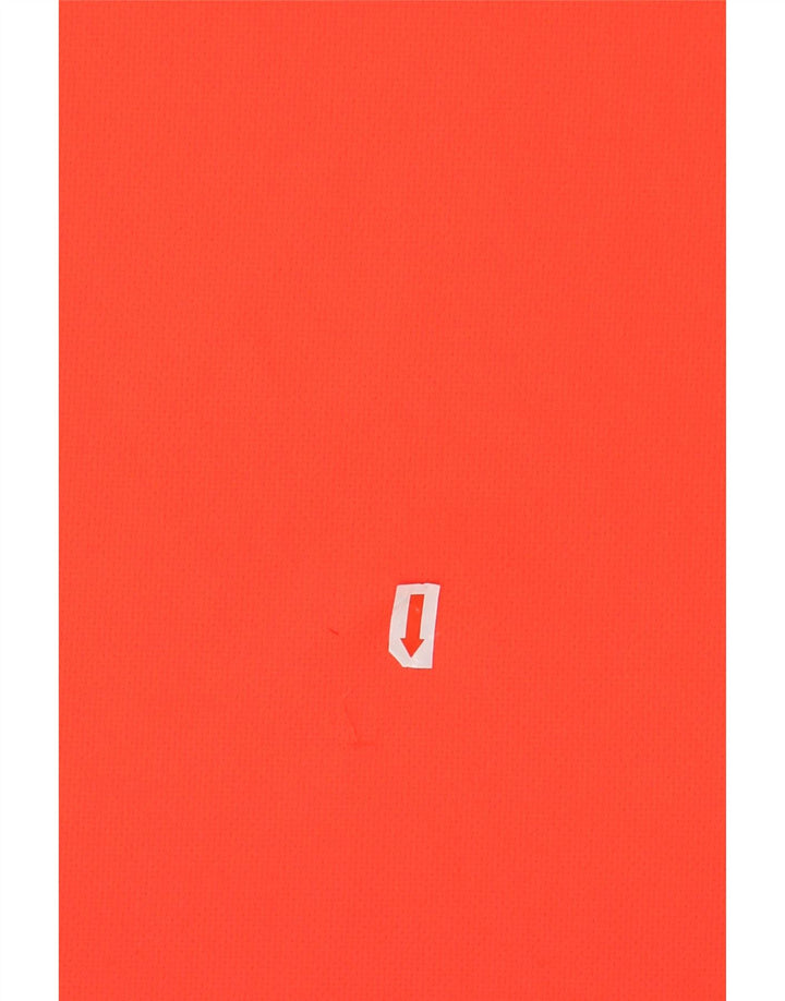 Camiseta Adidas Menino Climalite Top 15-16 Anos Laranja Colorblock Poliéster