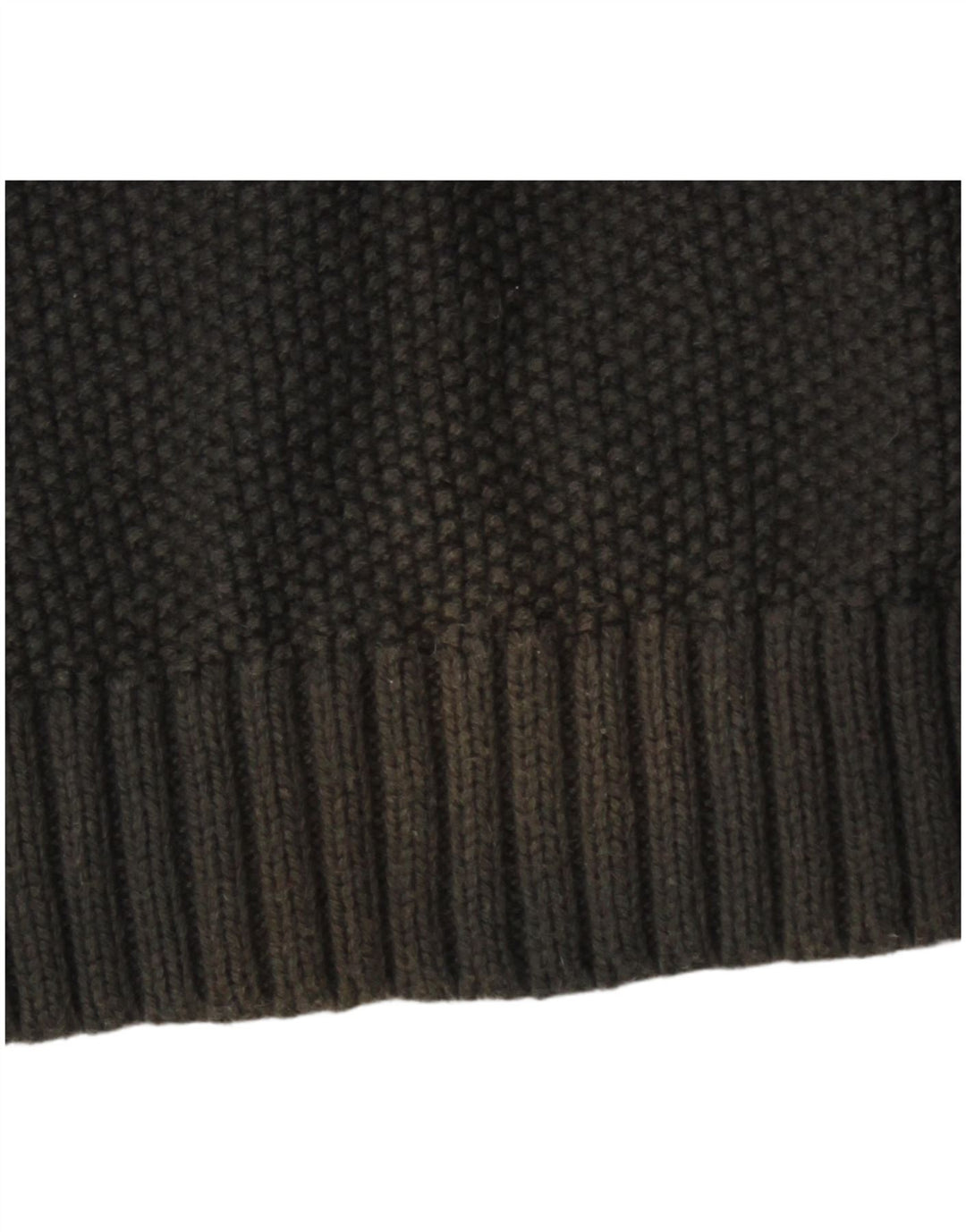 Suéter feminino Ted Baker com gola canoa tamanho 4 grande algodão cinza