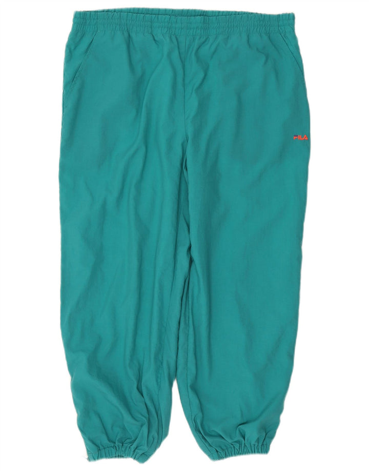 Fila Mens Full Tracksuit IT 54 XL Verde Colourblock Poliamida