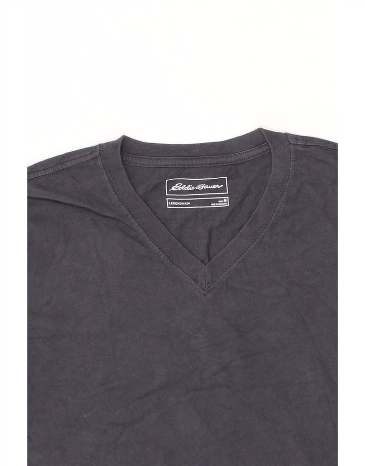 EDDIE BAUER Mens T-Shirt Top Medium Navy Blue Cotton Vintage Eddie Bauer and Second-Hand Eddie Bauer from Messina Hembry 