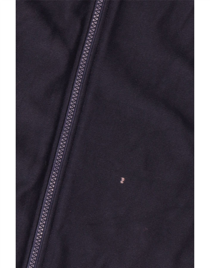 Jaqueta bomber feminina Marks & Spencer Reino Unido 16 grande algodão azul marinho