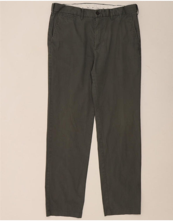 Calça Chino Feminina Marks & Spencer Regular Fit W36 L33 Algodão Verde