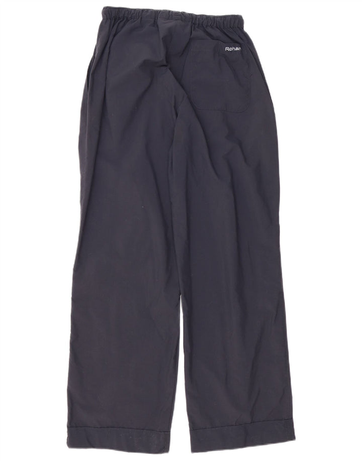 Calça de treino feminina Rohan para caminhada Reino Unido 8 poliéster azul marinho pequeno