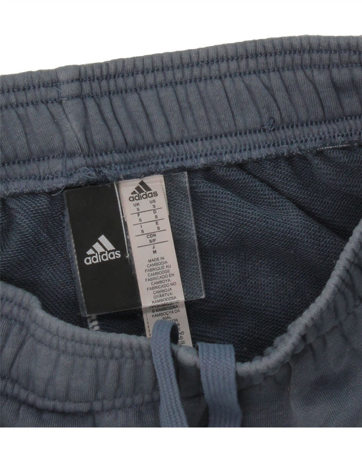 ADIDAS Mens Tracksuit Trousers Small  Blue Cotton Vintage Adidas and Second-Hand Adidas from Messina Hembry 