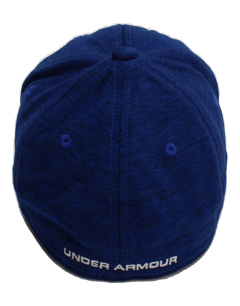 UNDER ARMOUR Boys Baseball Cap 7-8 Years Small Navy Blue Flecked Sports Vintage Under Armour and Second-Hand Under Armour from Messina Hembry 