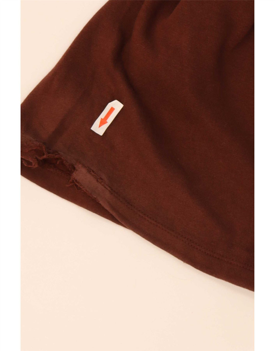 Calça de treino feminina Zara UK 10 pequeno algodão marrom