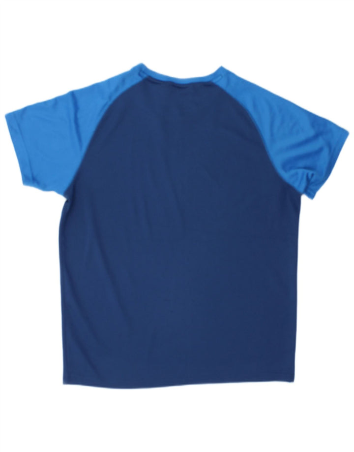 Camiseta masculina IsoCool MOUNTAIN WAREHOUSE Top médio azul colorblock