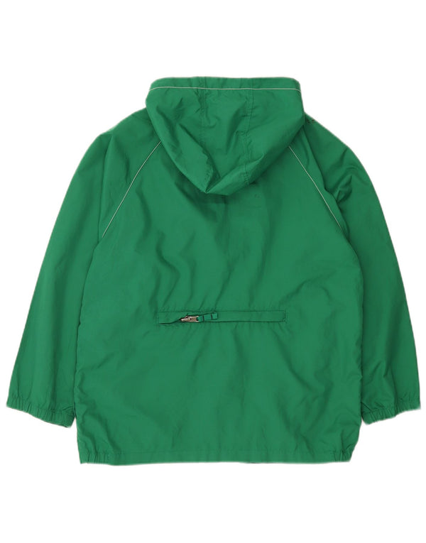 Jaqueta de chuva com capuz Gap Boys 10-11 anos grande poliéster verde