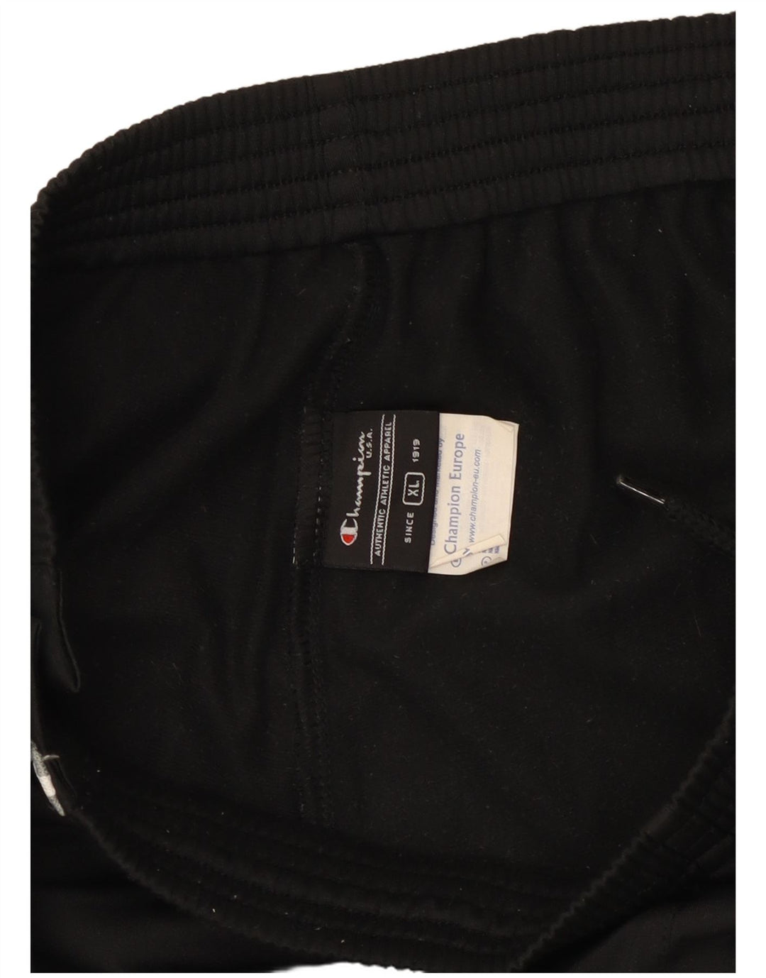 Calça de treino masculina Champion XL preto poliéster