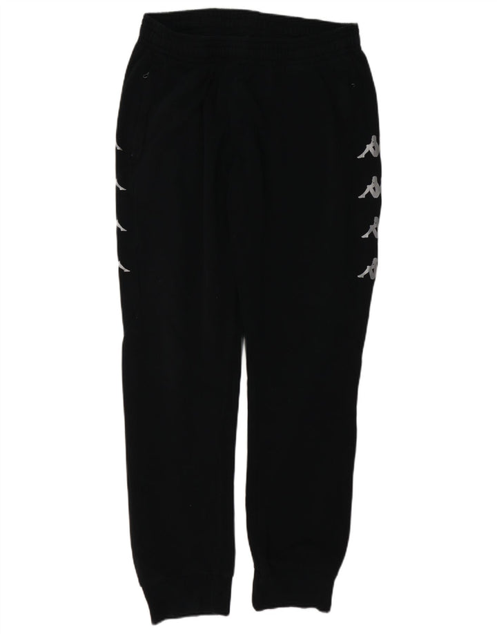 Calça de treino masculina KAPPA Graphic Joggers XL algodão preto
