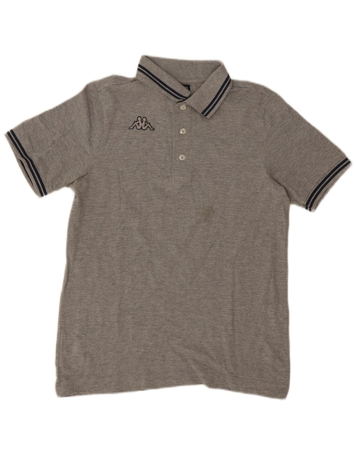 Camisa polo masculina Kappa XS algodão cinza