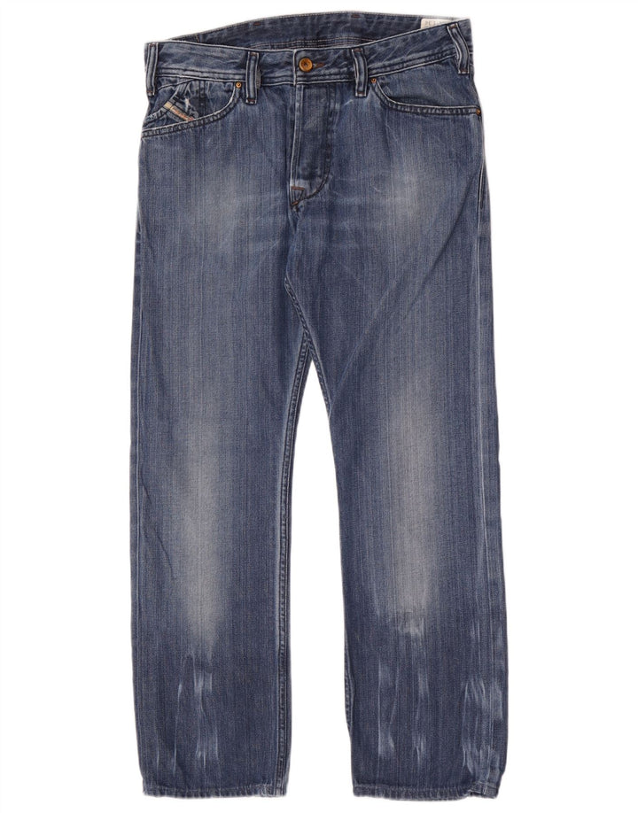 Diesel Masculino Kander Straight Jeans W31 L28 Azul Algodão