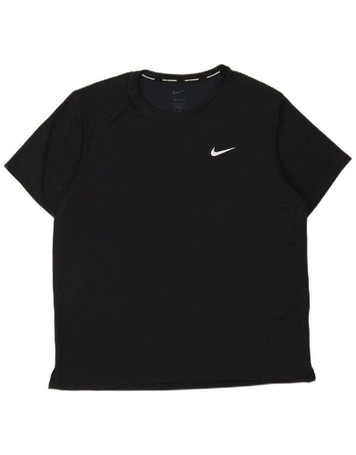 Camiseta Nike Masculina Dri Fit Graphic Top Grande Poliéster Preto