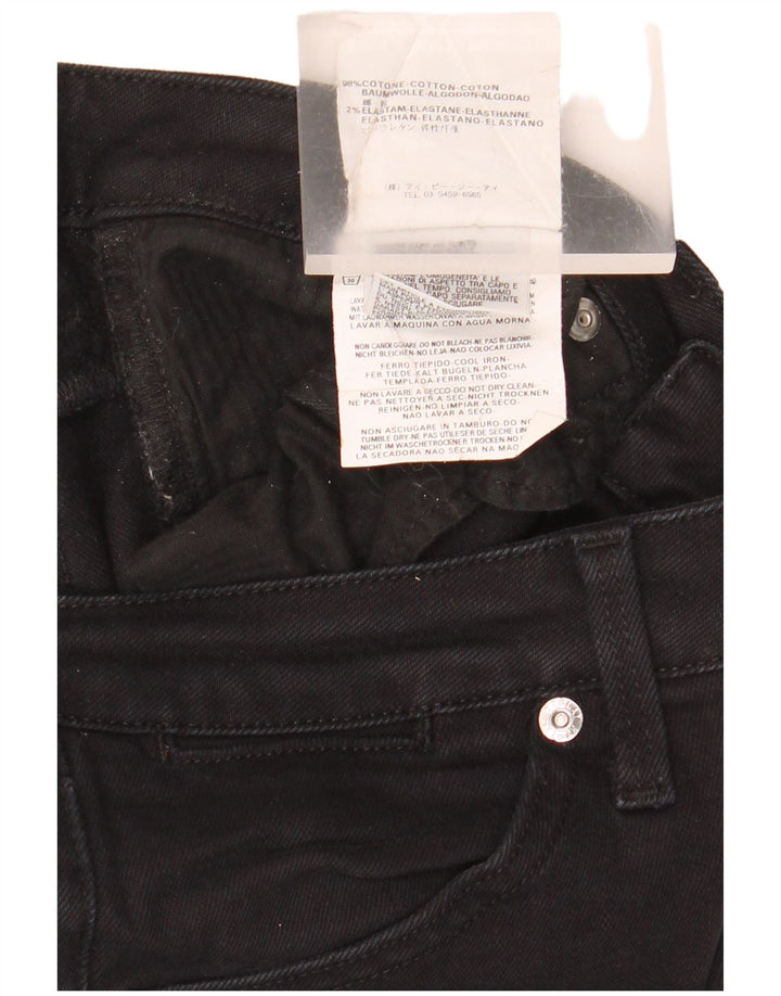 Replay Jeans Slim Feminino W29 L32 Algodão Preto