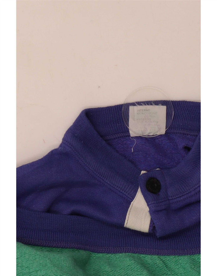 Samar moletom gráfico masculino jumper XL roxo colorblock algodão