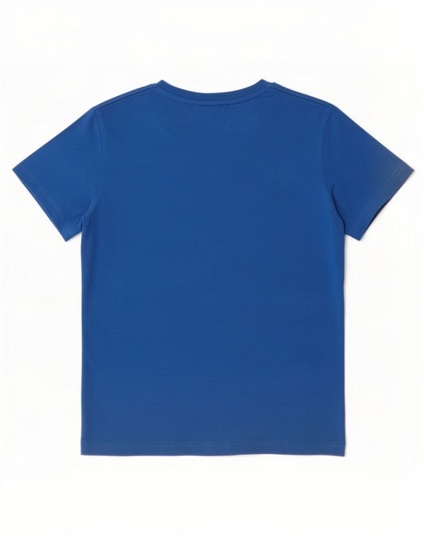 Camiseta Puma Menino Graphic Top 13-14 Anos Azul Algodão