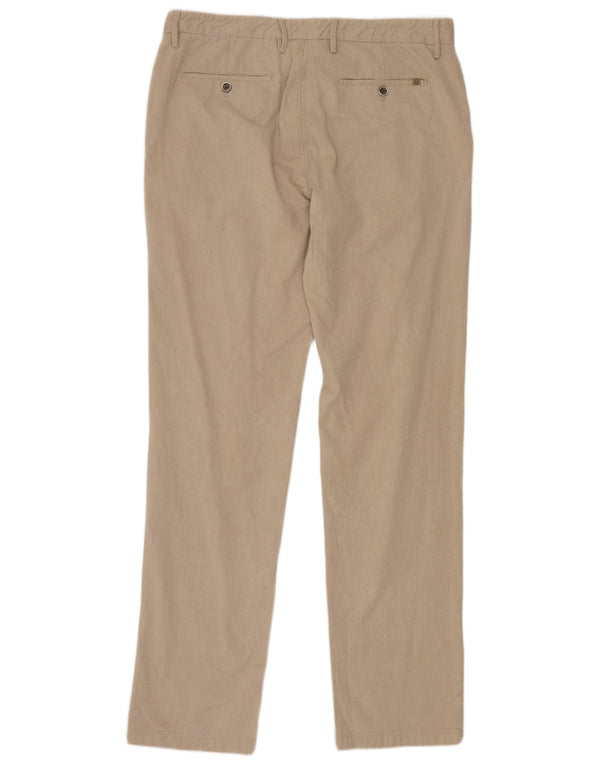 Calça Chino Masculina MASSIMO DUTTI Regular Fit EU 46 XL W36 L33 Bege