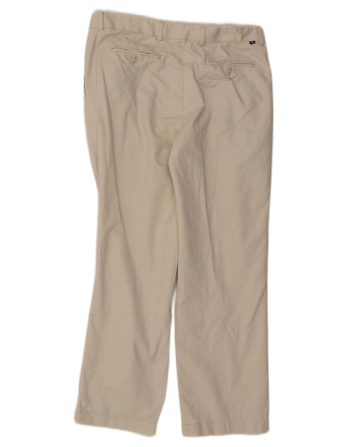 Calça Chino Masculina CHAPS Pegged W36 L30 Algodão Bege
