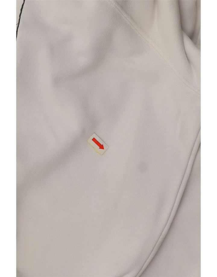 CHAMPION Suéter com capuz gráfico masculino médio branco