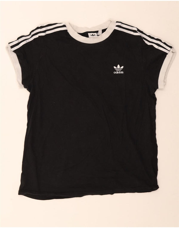 Camiseta feminina Adidas UK 14 grande algodão preto