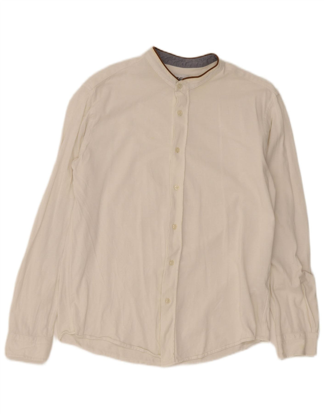 Camisa masculina Zara XL algodão branco