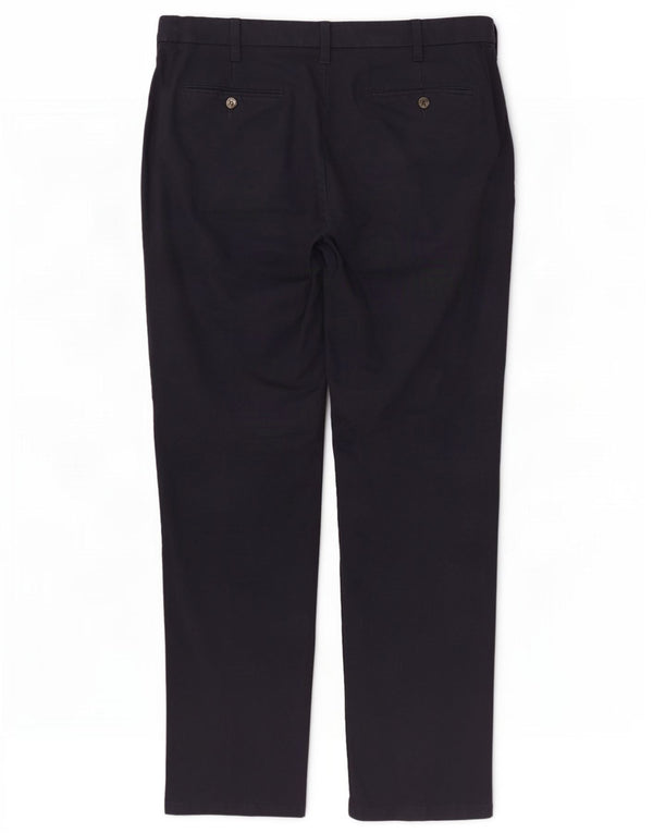Calça Chino Regular Masculina Marks & Spencer W38 L31 Algodão Azul Marinho