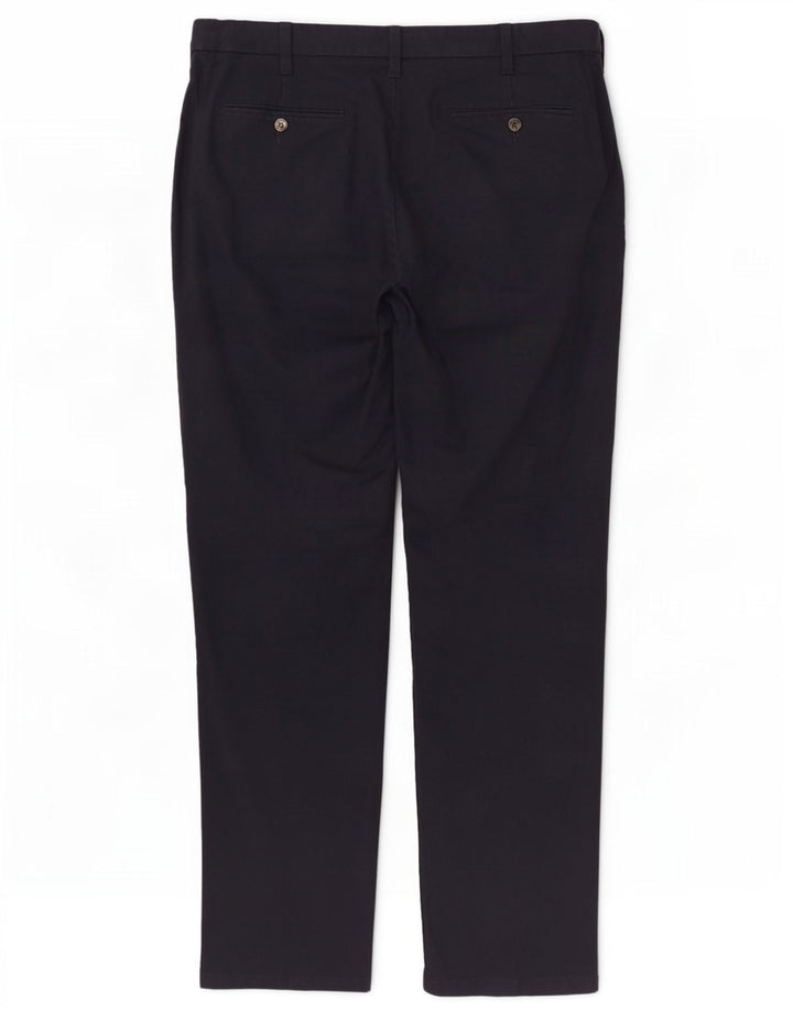 Calça Chino Regular Masculina Marks & Spencer W38 L31 Algodão Azul Marinho