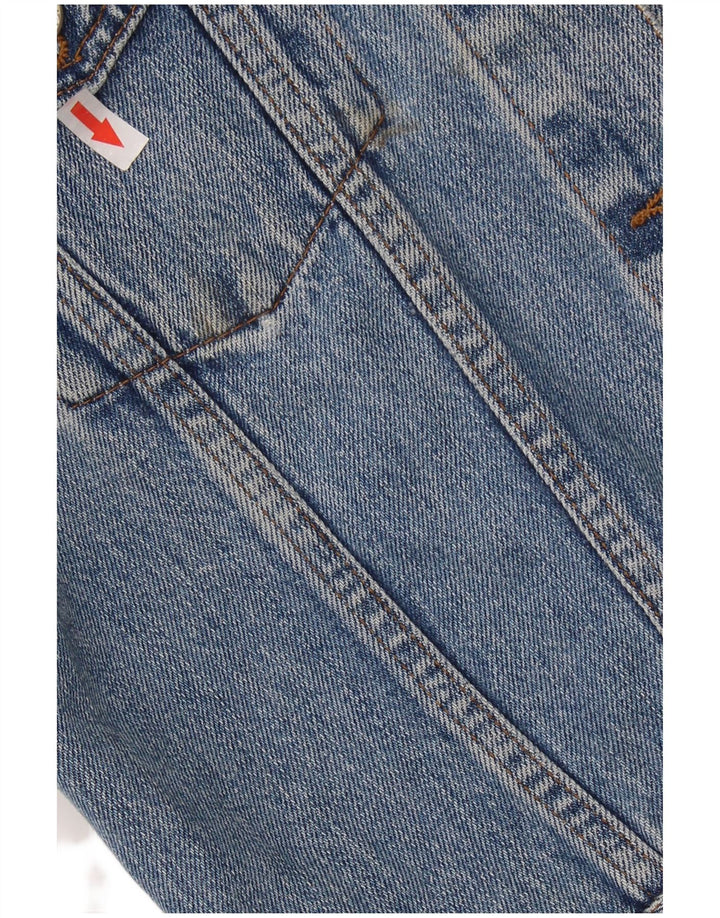 Jaqueta jeans feminina VINTAGE UK 14 azul médio