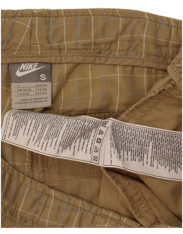 Shorts Nike Masculino Regular Fit Chino Pequeno W30 Bege Check