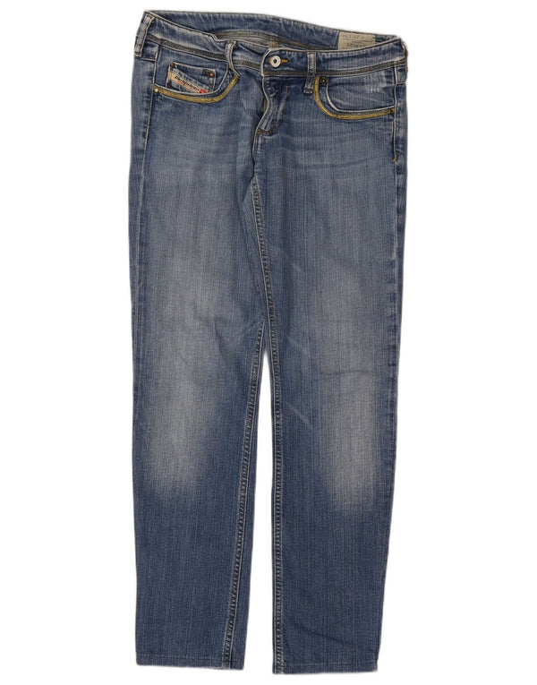 Jeans feminino diesel Lowky Slim Straight W29 L28 algodão azul