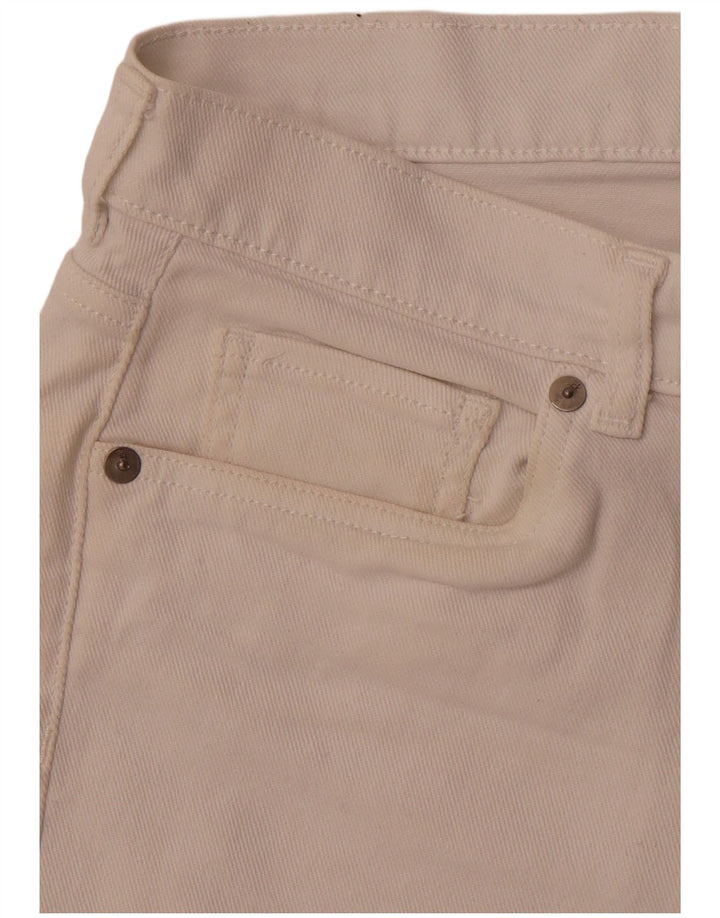 Shorts jeans feminino CALVIN KLEIN EUA 8 médio W32 algodão branco