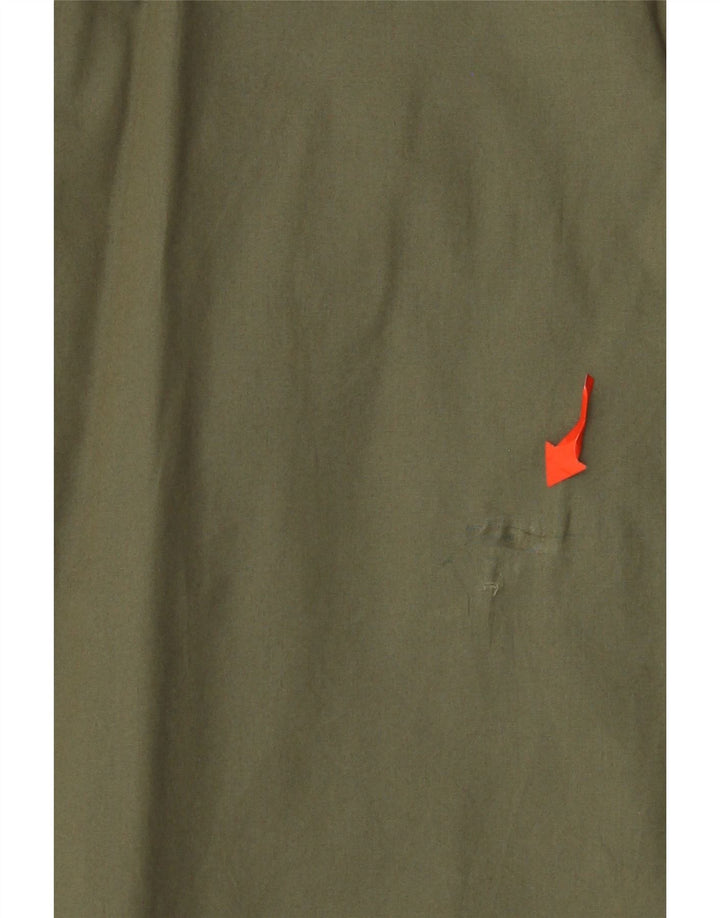 Camisa masculina BENETTON pequena cáqui